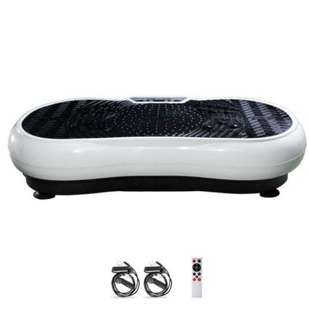V238-SUPDZ-48199027526-202507252250-00 White Vibration Machine Platform - Exercise Vibrating Plate - Whole Body Workout - Image 1