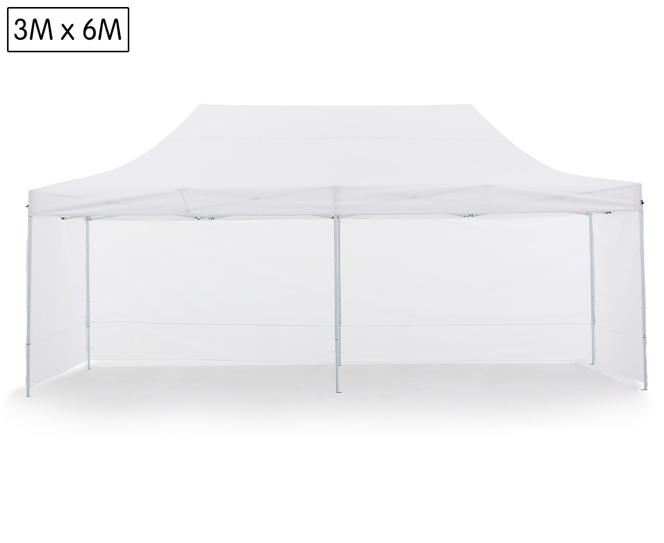 V240-GAZ-POP-3X6-WH-73596-03 Wallaroo Gazebo Tent Marquee 3x6m PopUp Outdoor Wallaroo White - Image 4