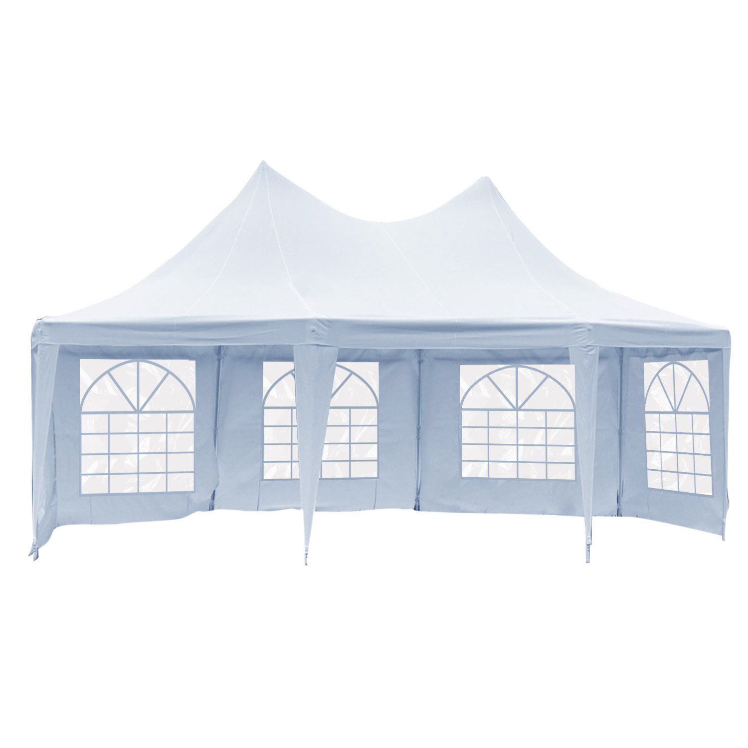 V240-GAZ-WED-6X45-WH-73589-04 Wallaroo 6x4.5m Wedding Gazebo Marquee with Sidewalls - Image 5