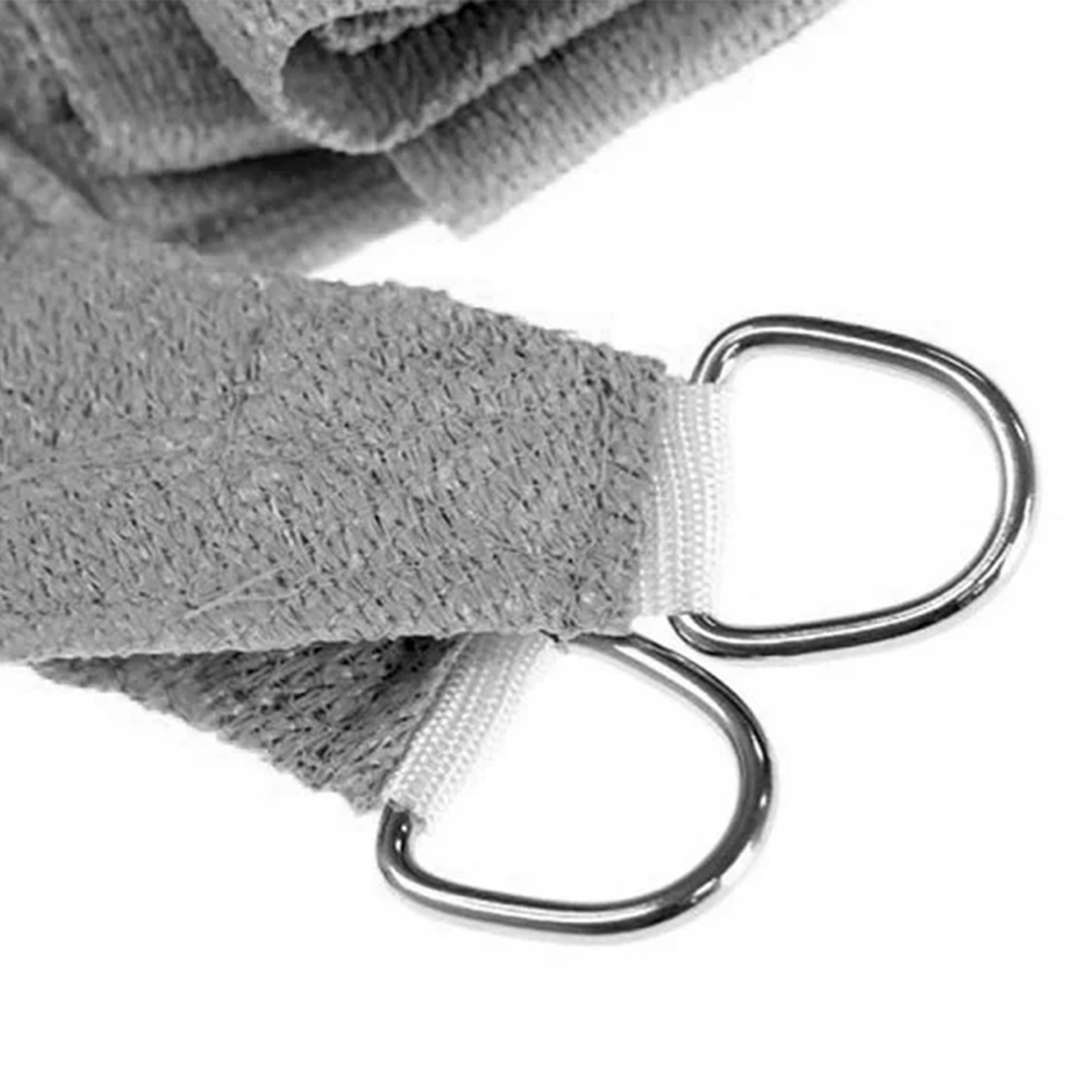 V240-GYSS-555-70985-02 Wallaroo Outdoor Sun Shade Sail Canopy Grey Triangle 5 x 5 x 5M - Image 3