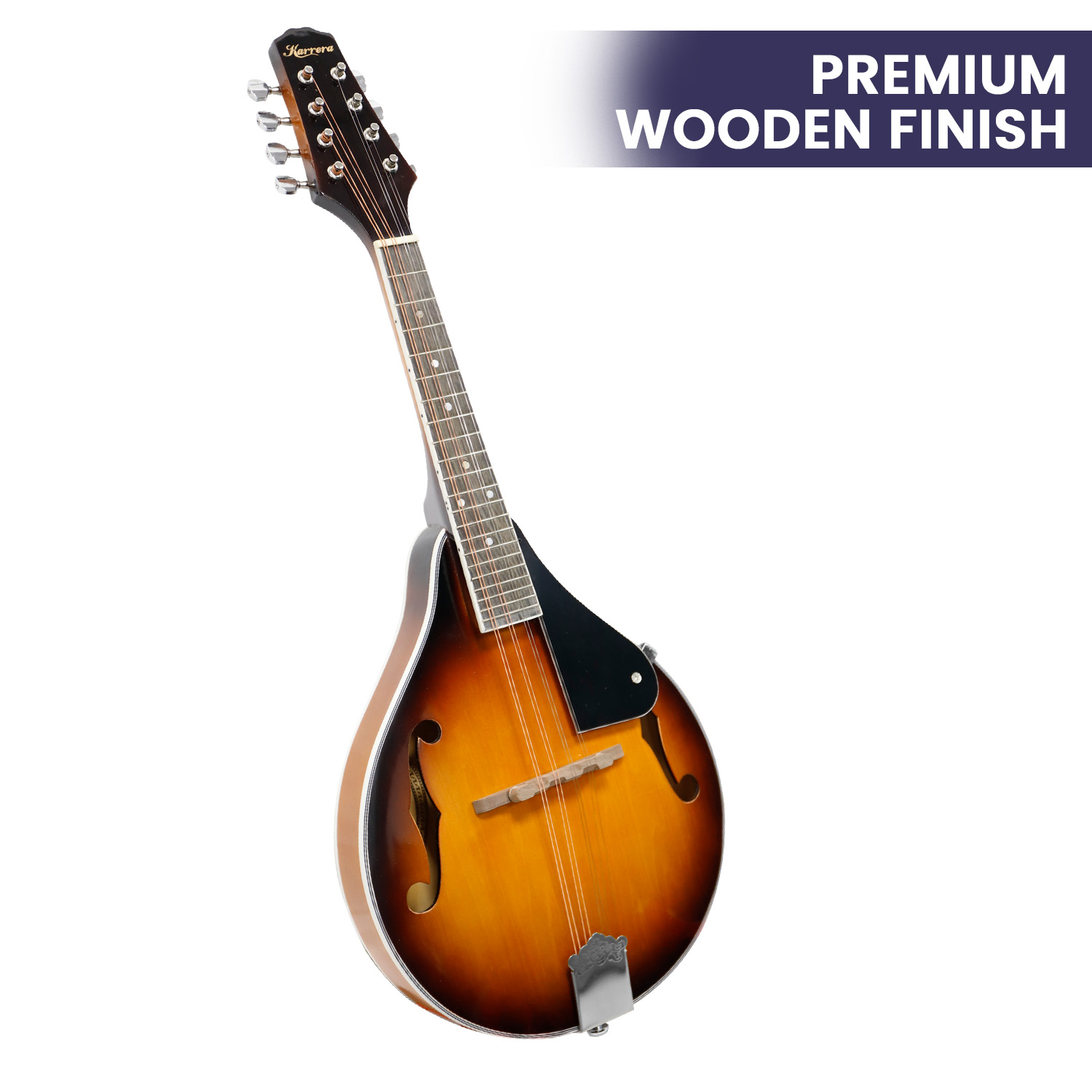 V240-MDL-TDT-71731-04 Karrera Traditional Mandolin - Sunburst - Image 5