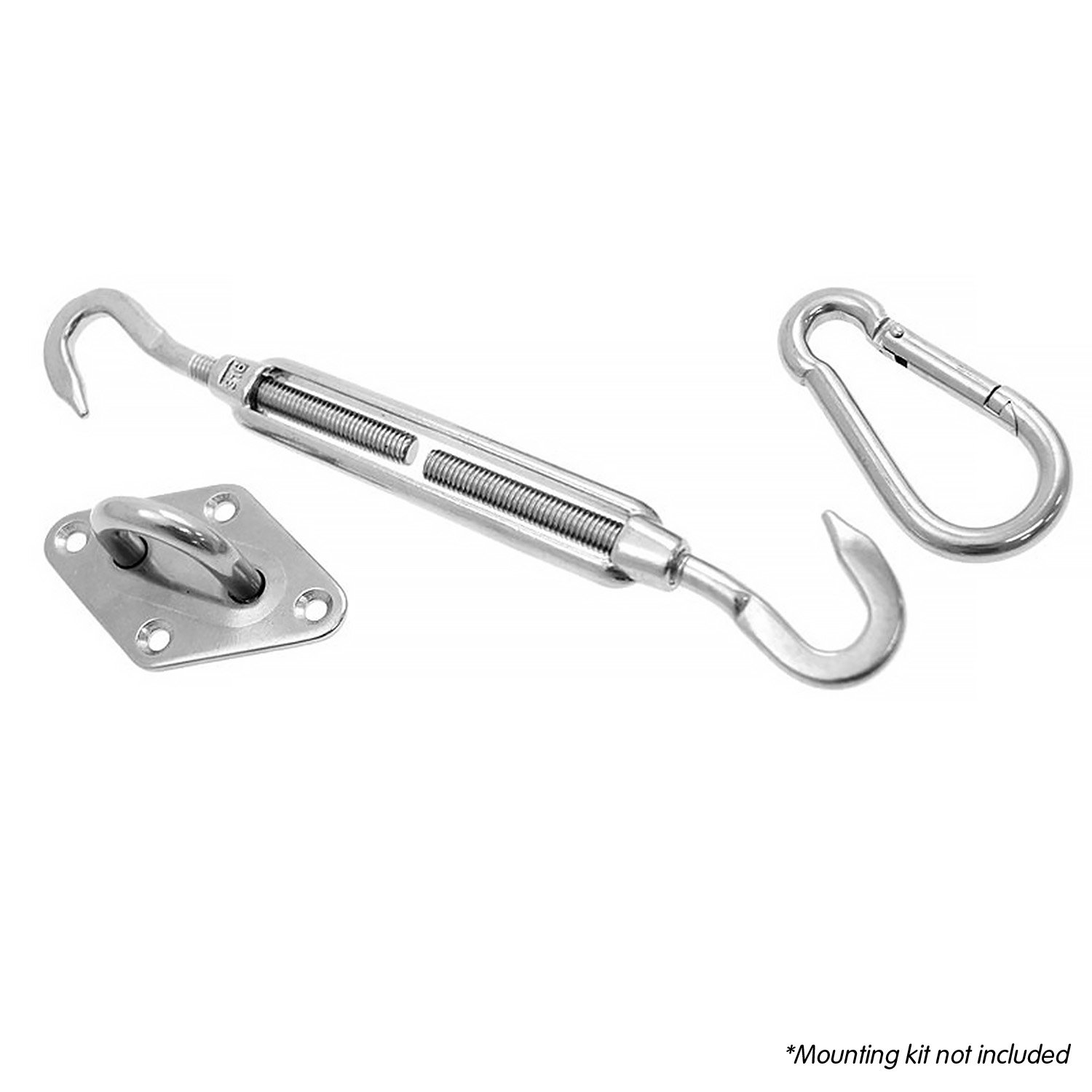 V240-WPSS-36-TRI-202505071221-03 Wallaroo Waterproof 160GSM Outdoor Sun Shade Sail Canopy 3.6m Triangle - Image 4