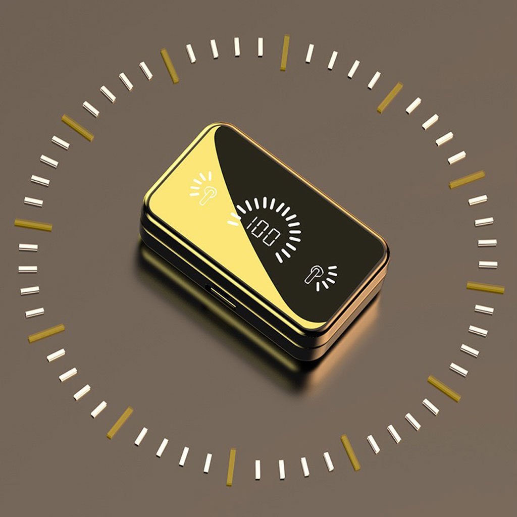 V255-EARPHONE-B68-BK-52129-01 Wireless Bluetooth 5.0 Earphones Headphones Earbuds Headset - Image 2