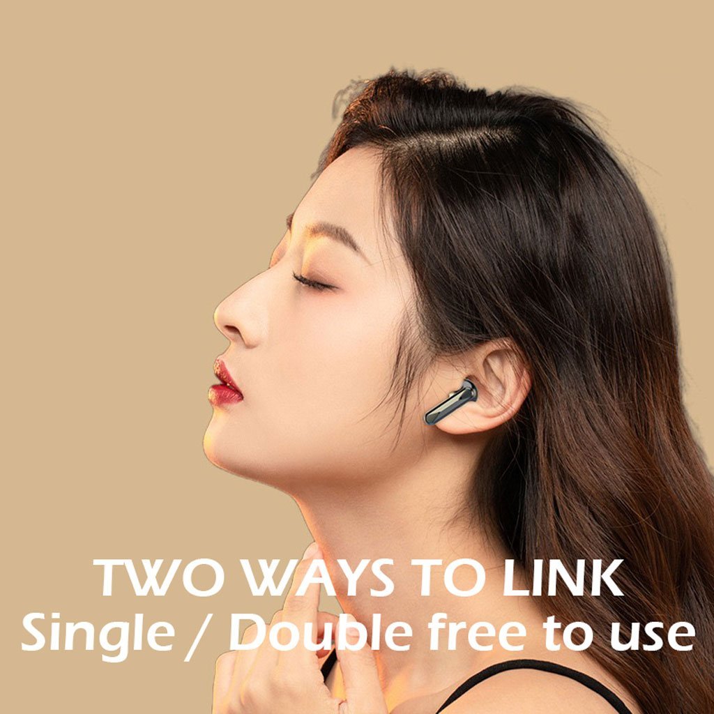 V255-EARPHONE-B68-BK-52129-05 Wireless Bluetooth 5.0 Earphones Headphones Earbuds Headset - Image 6