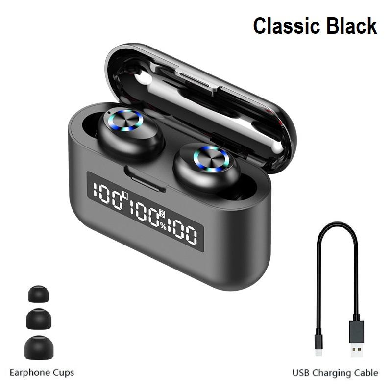 V255-F9-BL-52130-05 Wireless Bluetooth 5.1 Earphones Headphones Earbuds Headset - Image 6