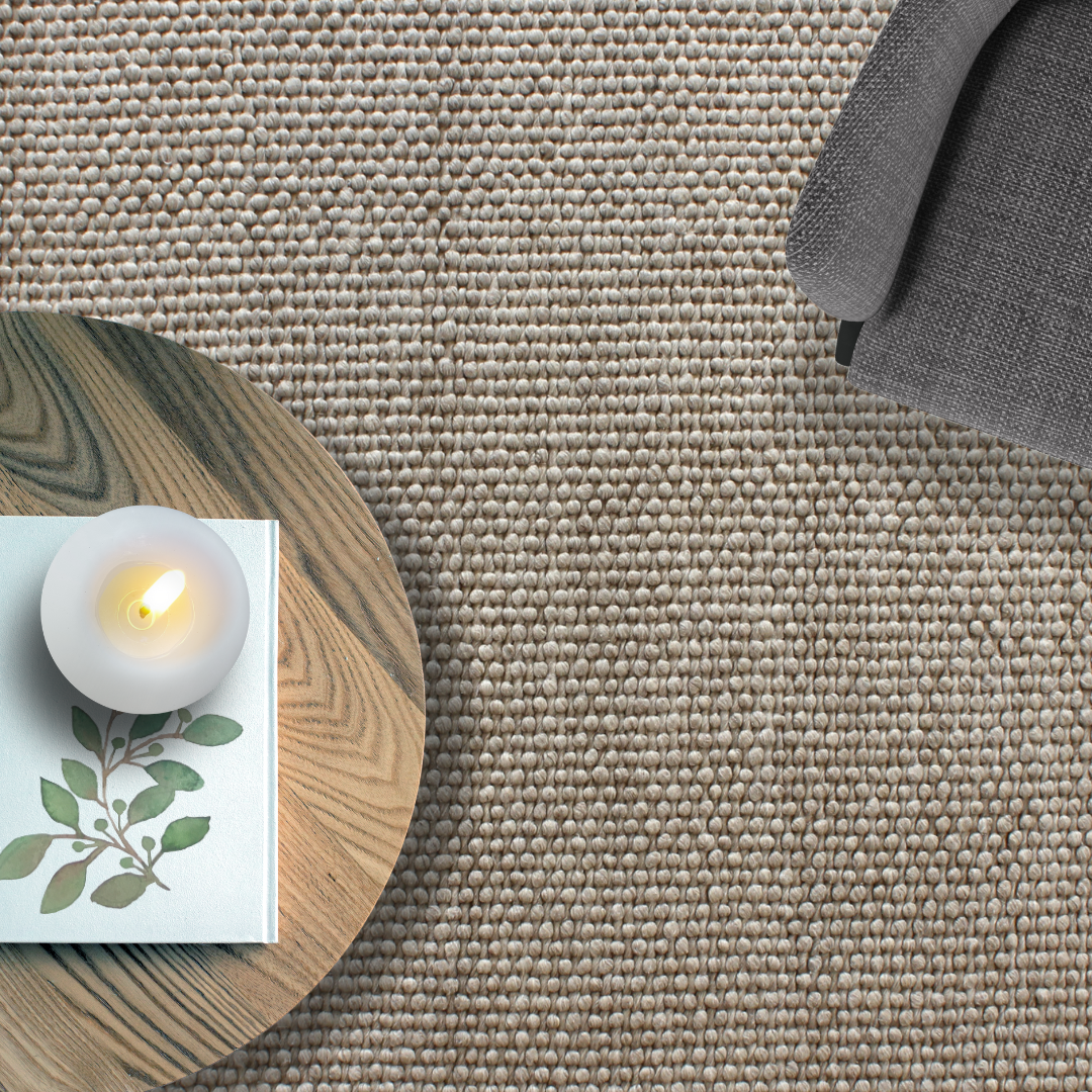 V262-LGH-1037CLIG-172561-00 Aura Hand Woven Loop Pile Wool Rug - 240x340 - Image 1