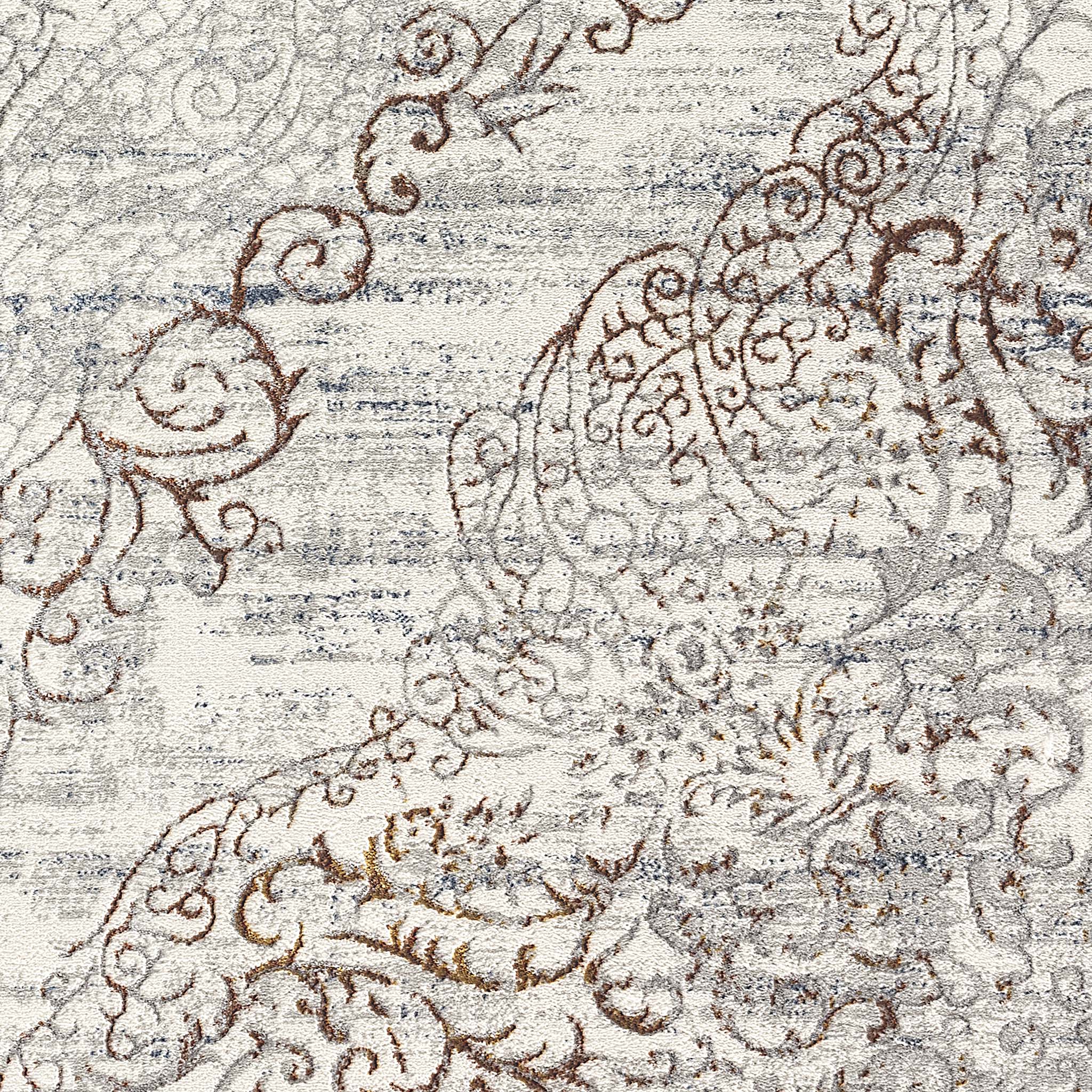 V262-LGH80300626CRE-172633-01 Luxe Vintage Textured Rug - Cream - 80x300 - Image 2