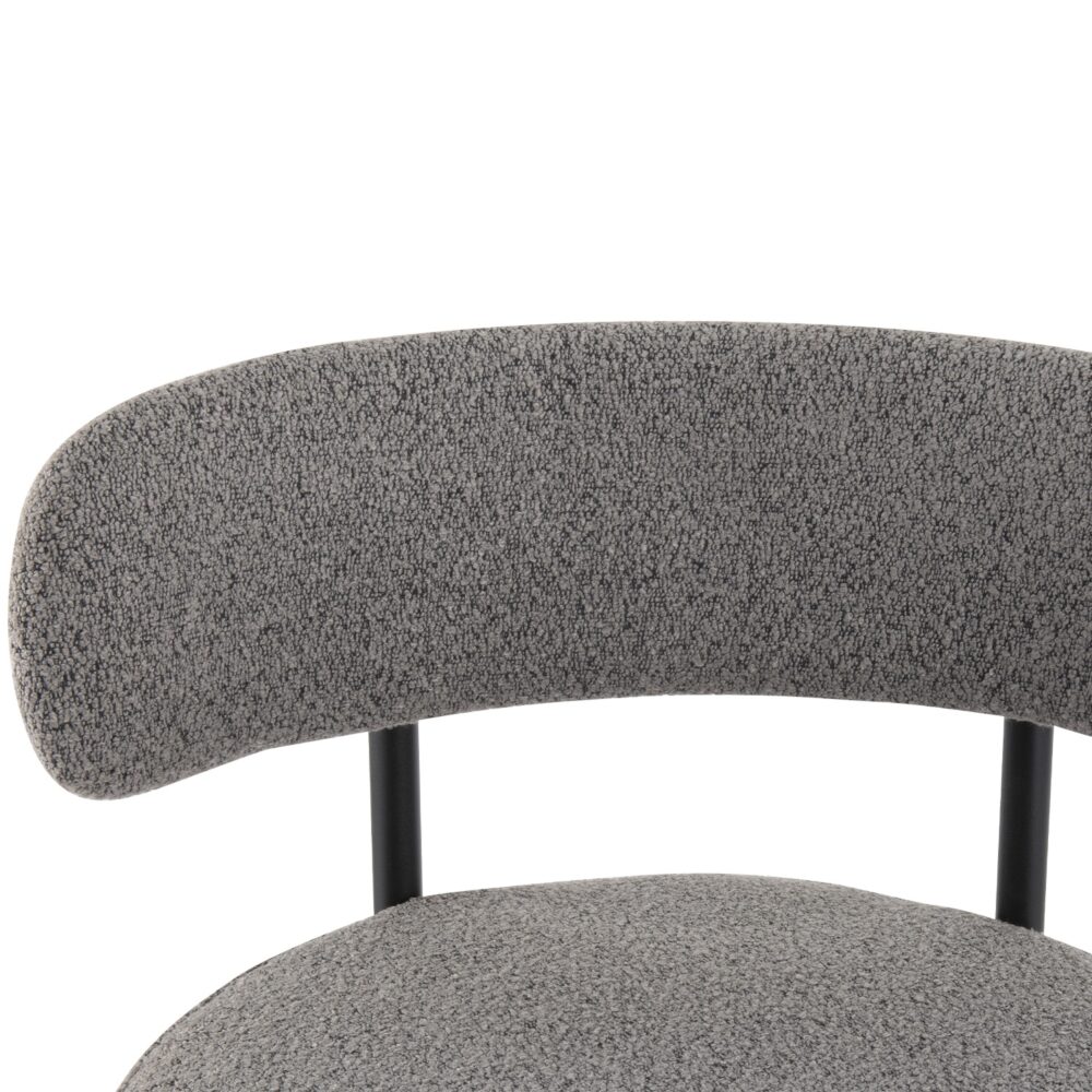 V264-DNC-417B-MGR-02-1-189426-08 Contemporary Grey Boucle Elsa Low Bar Stools - Image 9
