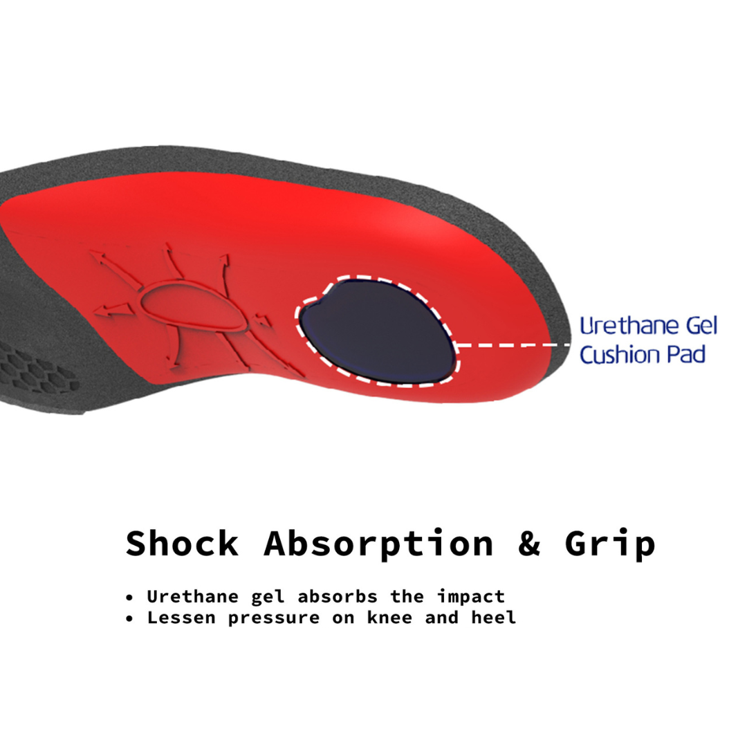 V274-GM-BI-INSOLE-FL-L-52605-04 Full Whole Insoles Shoe Inserts L Size Arch Support Foot Pads - Image 5