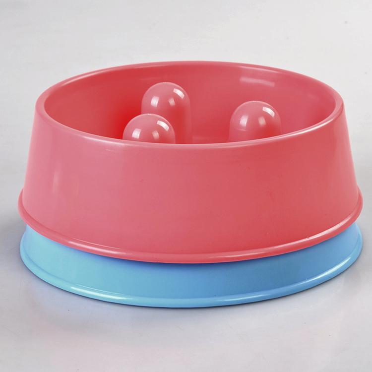 V278-2-X-BP140-ANTI-GULP-BOWL-2-X-BP140-ANTI-GULP-BOWL-00_2 YES4PETS 2 x Medium Pet Anti Gulp Feeder Bowl Dog Cat Puppy slow food Interactive Dish - Image 1