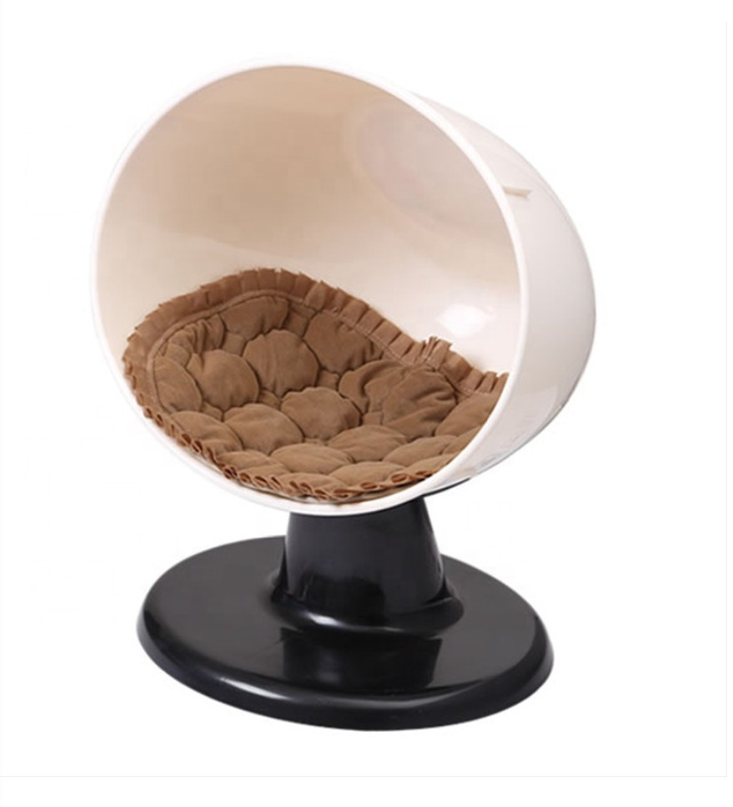 V278-BP221-BEIGE-89498-00 YES4PETS Small Pet Dog Cat Cave House Nest Puppy Cave Chair Sofa Bed Beige - Image 1