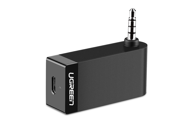 V28-ACBUGN30348-04_1_7 UGREEN Wireless Bluetooth 4.1 Music Audio Receiver Adapter with Mic & Batery - black (30348) - Image 4