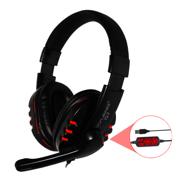 V28-AHSOVLQ7MVBLAK-04_12 OVLENG Q7 USB Computer Headphones with Mic and Volume Control - Image 4