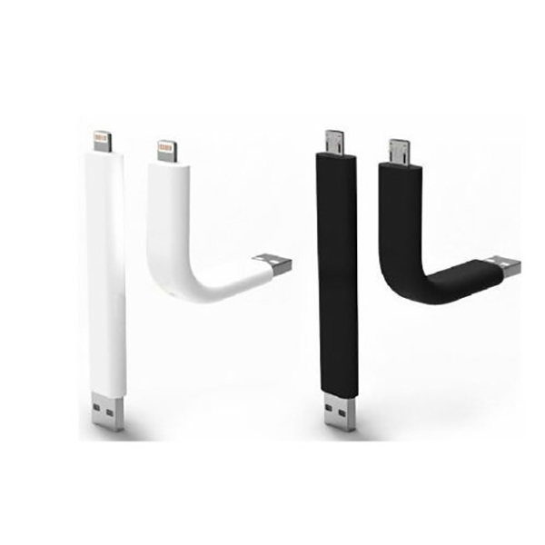 V28-MOBVMXUSBLIGHTING_1496907856_1 Flexible USB Data Sync Stand Mount Cable for iPhone 5/ 5S /6 BLACK ONLY - Image 2