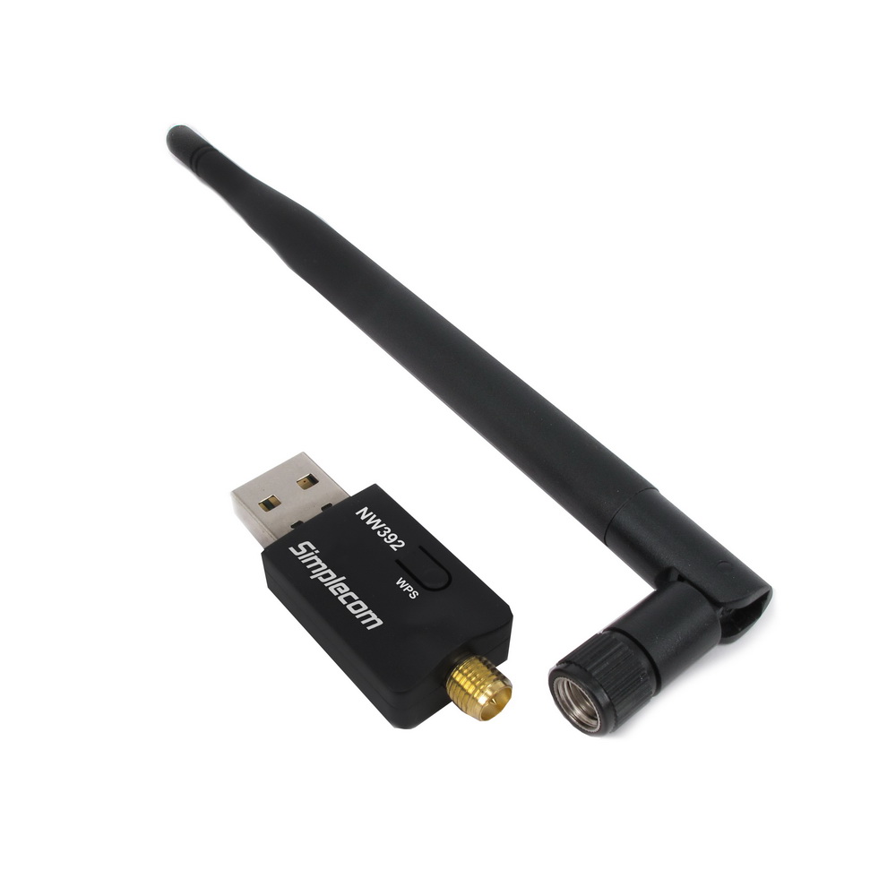 V28-NW392-02_12 Simplecom NW392 USB Wireless N WiFi Adapter 802.11n 300Mbps 5dBi Antenna - Image 2