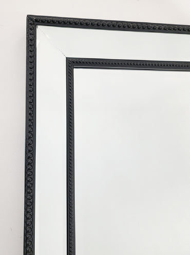 V292-MIRR-BDD002-51585-03 Black Beaded Framed Mirror - X Large 190cm x 100cm - Image 4