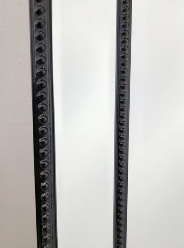 V292-MIRR-BDD002-51585-04 Black Beaded Framed Mirror - X Large 190cm x 100cm - Image 5