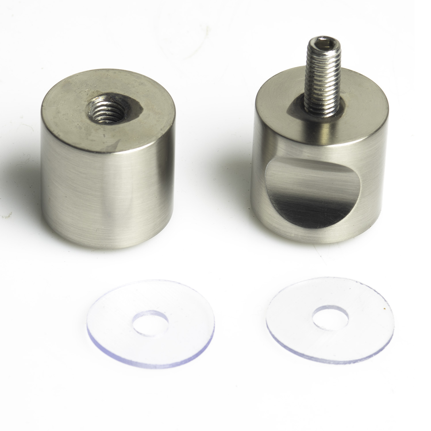 V324-SDKONB-HMR-189257-03 Shower Glass Door Knob Bathroom Back-to-Back Handle Pull 304 Brushed - Image 4