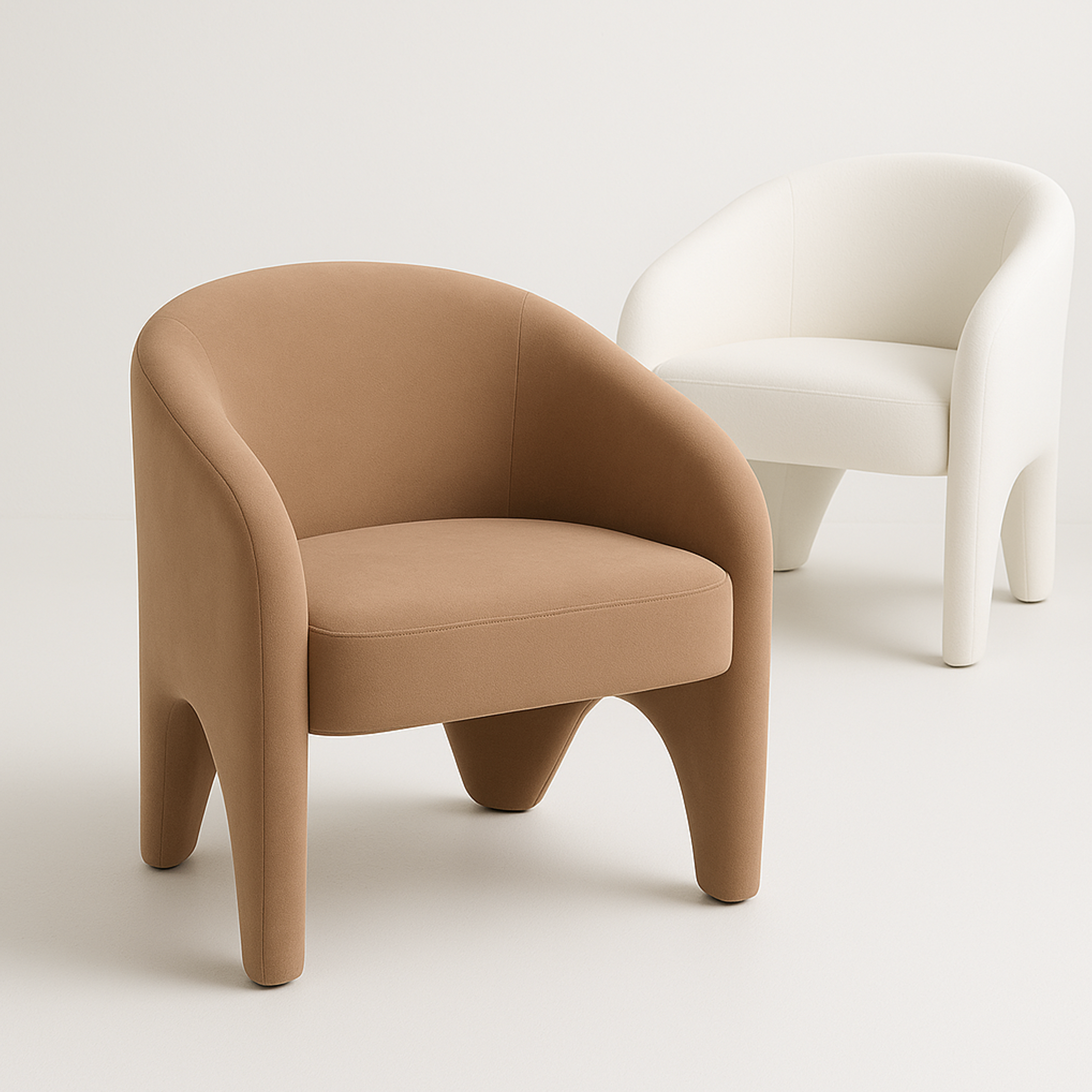 V355-IA-AC-NC-202506251131-02 Interior Ave - Nova Sculptural Accent Chair – Velvet Chocolate - Image 3