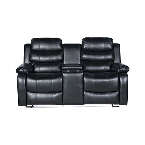 V43-REC-CHLS2RBL-144725-03 Chelsea 2R Seater Finest Leatherette Recliner Feature Console LED Light Ultra Cushioned - Image 4