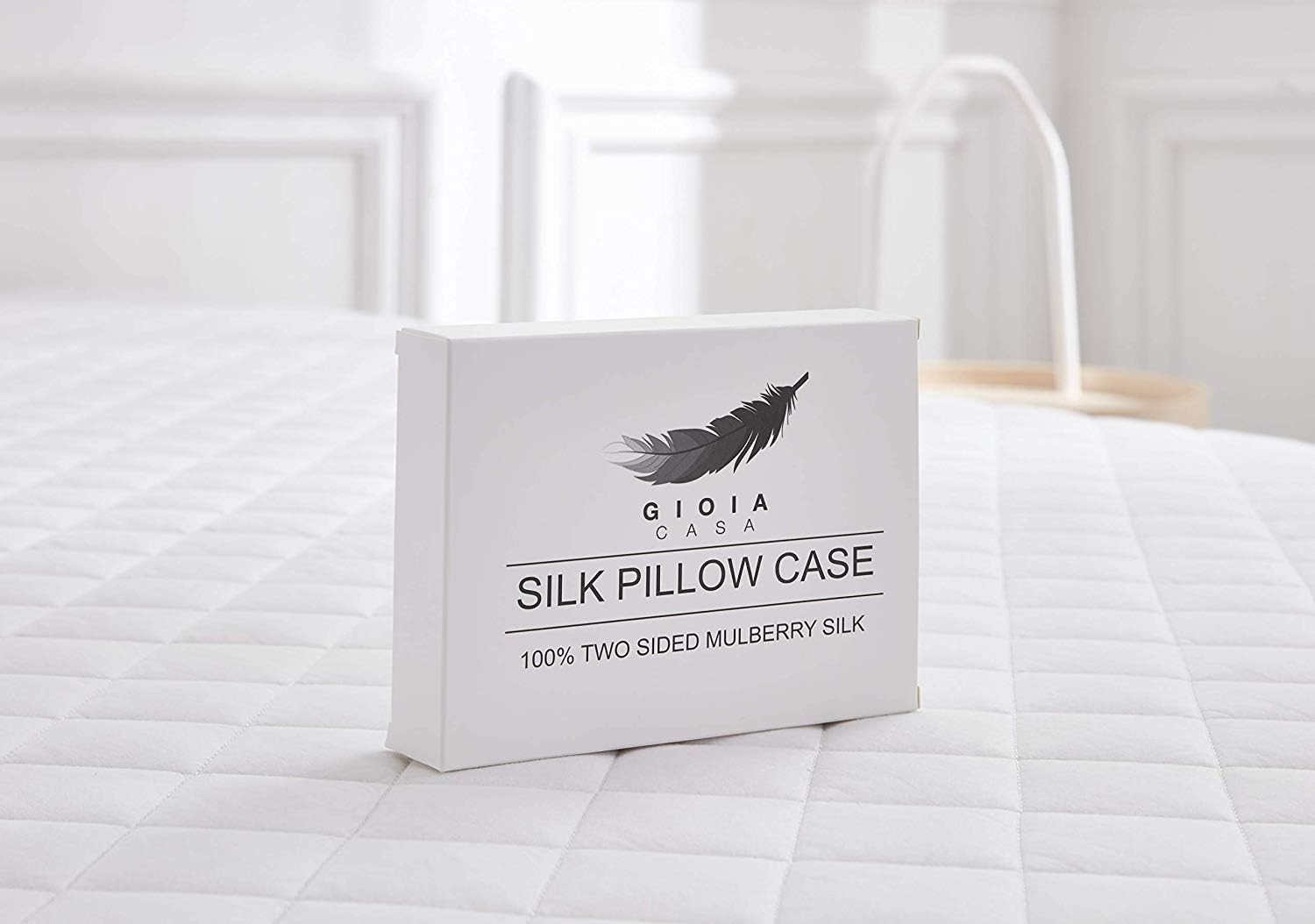 V439-2PCSILKP-191100-06 Luxury Pillowcase 2 Pack - 100% Pure Mulberry Silk on Both Sides - Pink - Image 7