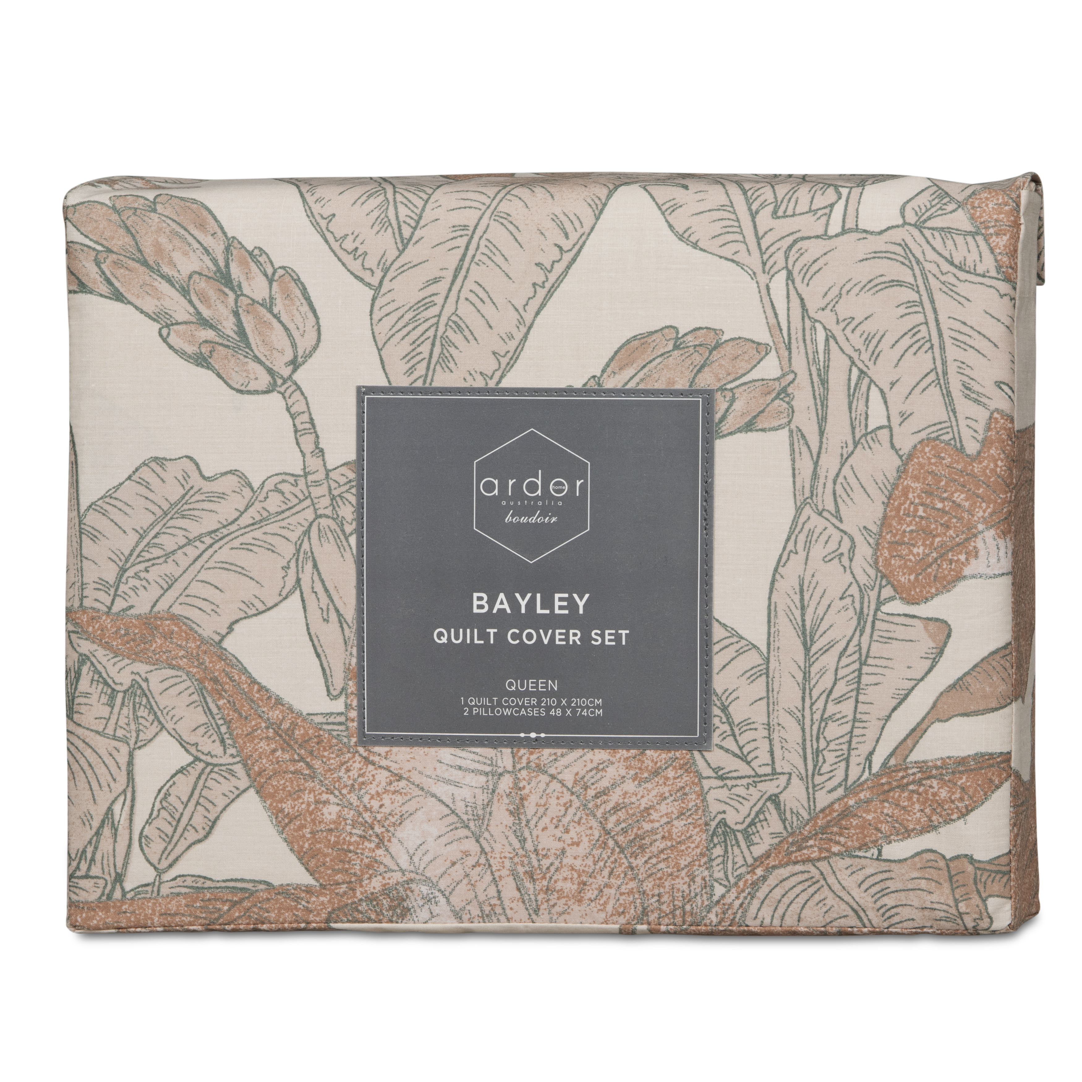V441-QS4687DUSKB-90393-03 Bayley PRINTED QUILT COVER SET - KING - Image 4