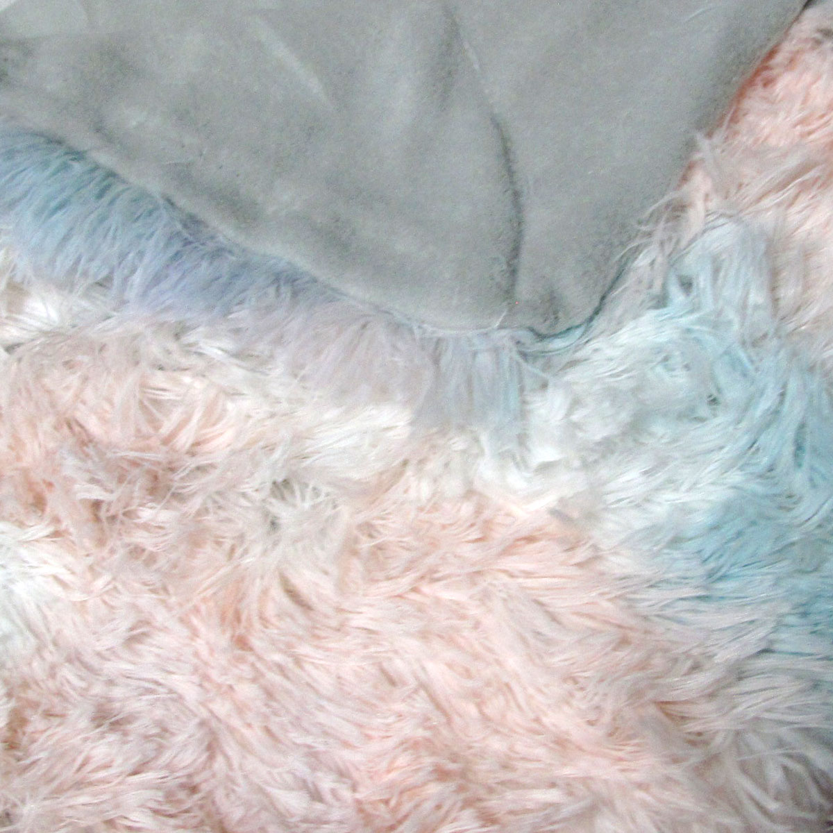 V442-ATX-THROW-FINLEYSHAGGY-PASTEL-RE-79258-01 Finley Multi Colour Collection Shaggy Throw Rug 127 x 152cm Pastel Hues - Image 2
