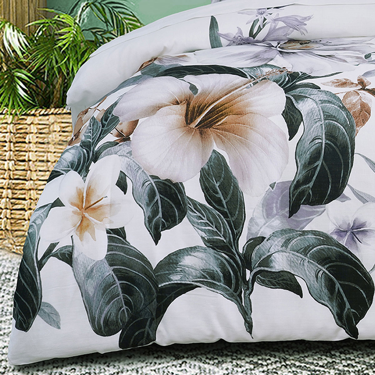 V442-BCA-QUILTCS-CHIQUITA-WHITE-QS-202502260945-03 Bianca Chiquita Cotton Quilt Cover Set Queen - Image 4