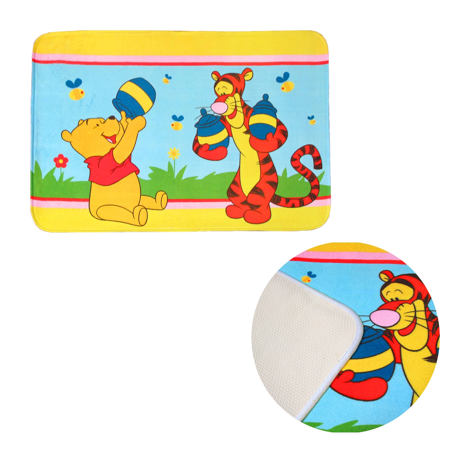 V442-CAP-FLOORR-POOHTIGHERHONEY-MULTI-RE-98031-00 Kids Floor Mat Pooh & Tigher Honey - Image 1