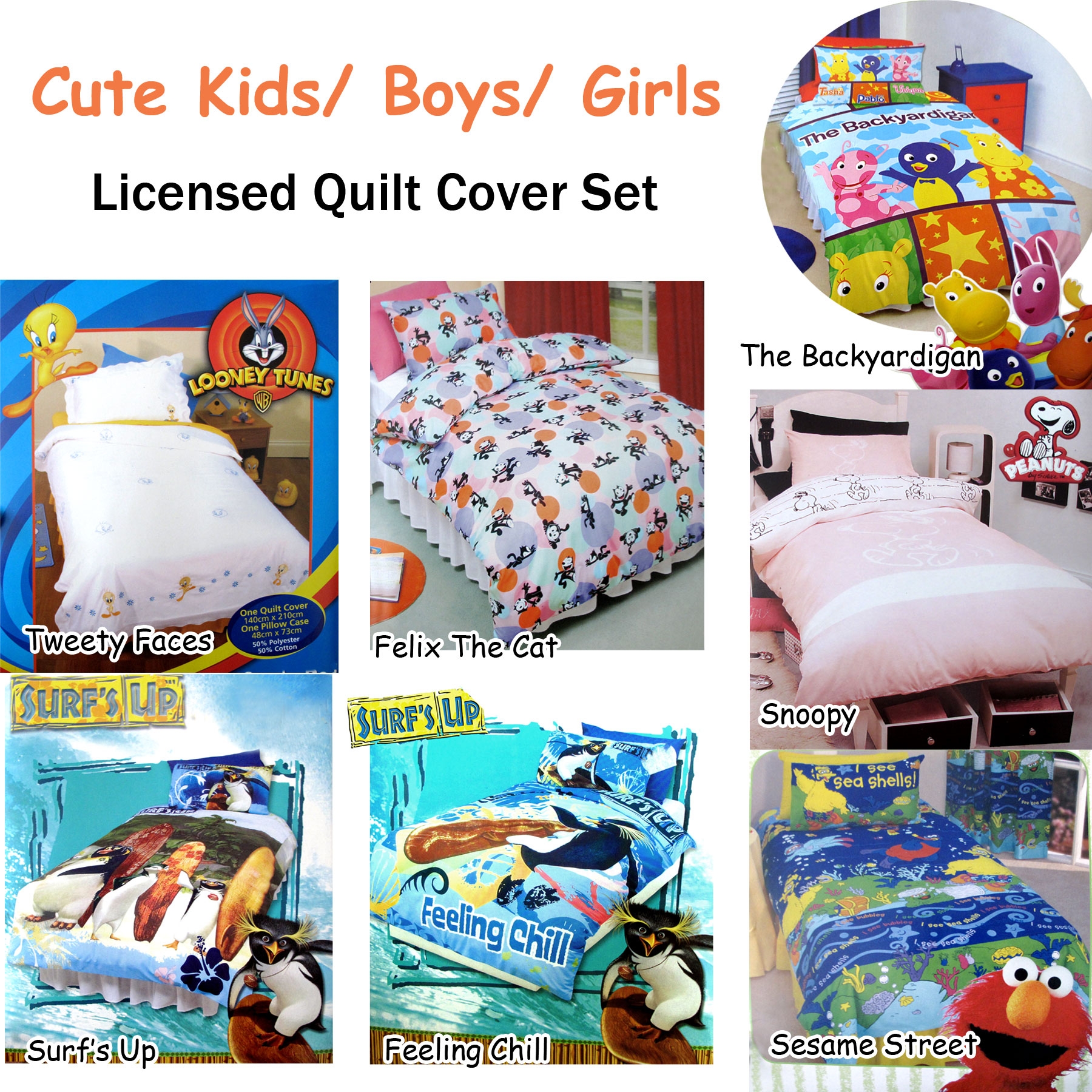 V442-CAP-QUILTCS-BACKYARDIGAN-MULTI-SB-98030-01 Backyardigan Quilt Cover Set Single - Image 2