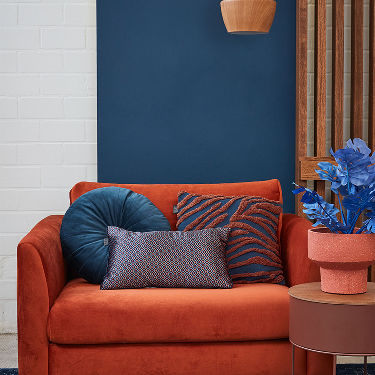 V442-HIN-CUSHION-MEJA-RED-RE-202505231005-06 KAAT Amsterdam Meja Red Reversible Oblong Filled Cushion 30cm x 50cm - Image 7