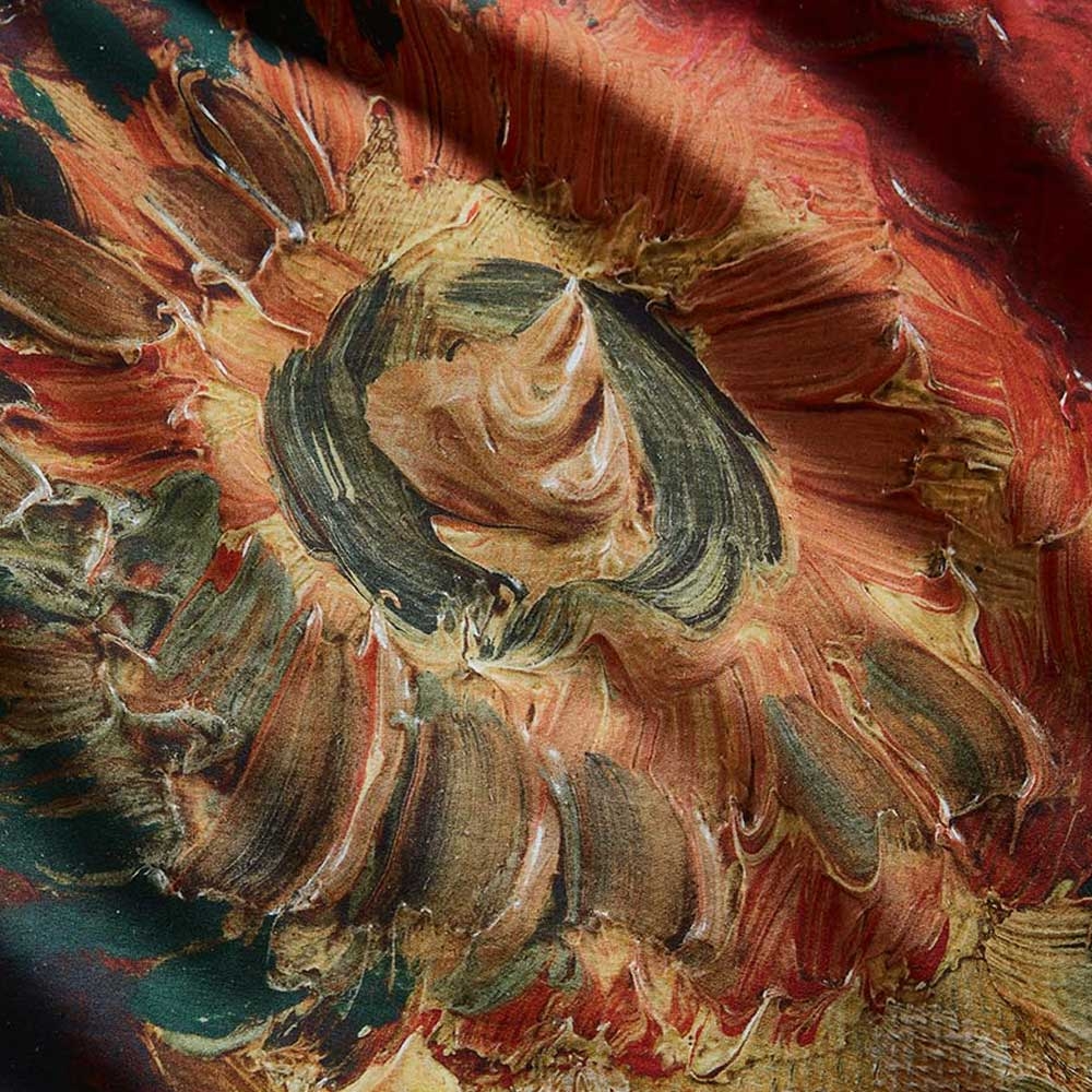 V442-HIN-QUILTCS-GLADIOLI-RED-DS-83195-01 Bedding House Gladioli Red Quilt Cover Set Double - Image 2