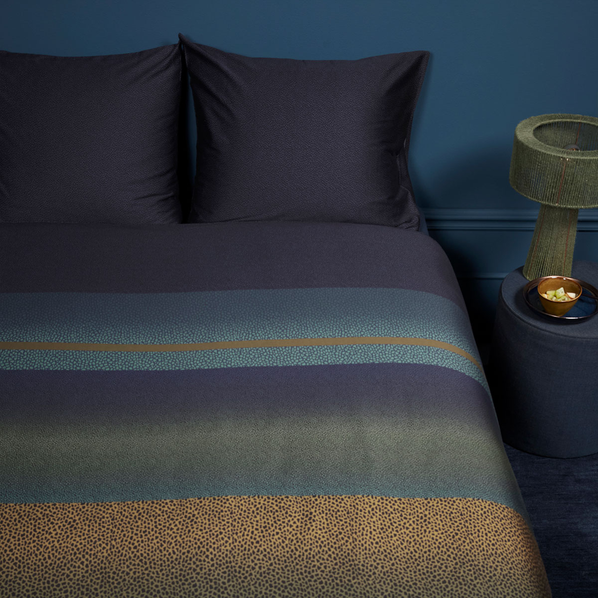 V442-HIN-QUILTCS-LENNY-BLUE-QS-202503030940-04 Bedding House Lenny Blue Cotton Quilt Cover Set Queen - Image 5
