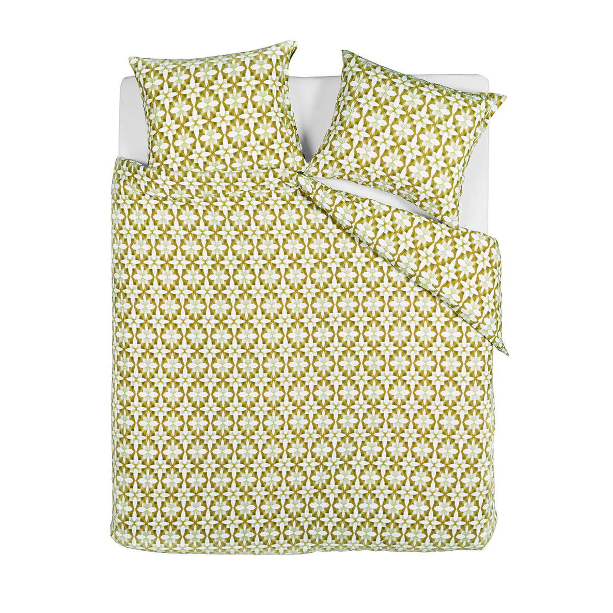 V442-HIN-QUILTCS-MAESEERSUCKER-GREEN-KI-202503121041-04 Bedding House Mae Green Seersucker Cotton Quilt Cover Set King - Image 5