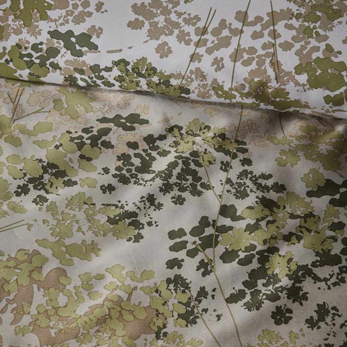 V442-HIN-QUILTCS-PANTALLA-GREEN-KI-83522-02 Bedding House Pantalla Green Bamboo Cotton Quilt Cover Set King - Image 3