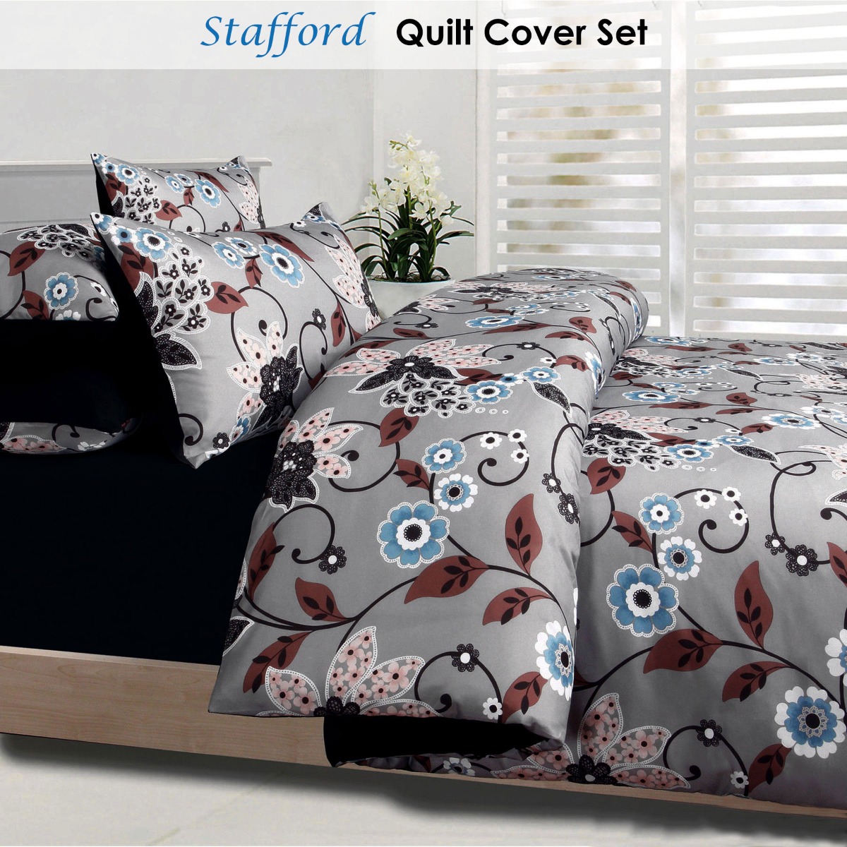 V442-HIN-QUILTCS-STAFFORD-GREY-DS-204259-01 Big Sleep Stafford Quilt Cover Set Double - Image 2