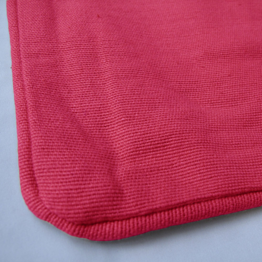 V442-IDC-CUSHIONC-LOLLIPOP40CM-PINK-SQ-78220-02 Lollipop Cotton Piped Square Cushion Cover 40 x 40 cm Pink - Image 3