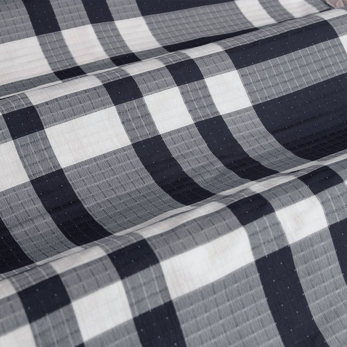 V442-INT-QUILTCS-RONAN-NAVY-KI-202507031623-03 Ardor Ronan Navy Plaid Jacquard Quilt Cover Set King - Image 4