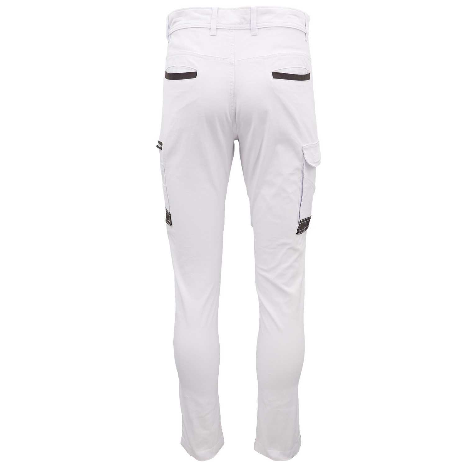 V474-578403-202502241741-05 Men's Cotton Drill Cargo Work Pants UPF 50+ 13 Pockets Tradies Workwear Trousers, Black, 38 - Image 6