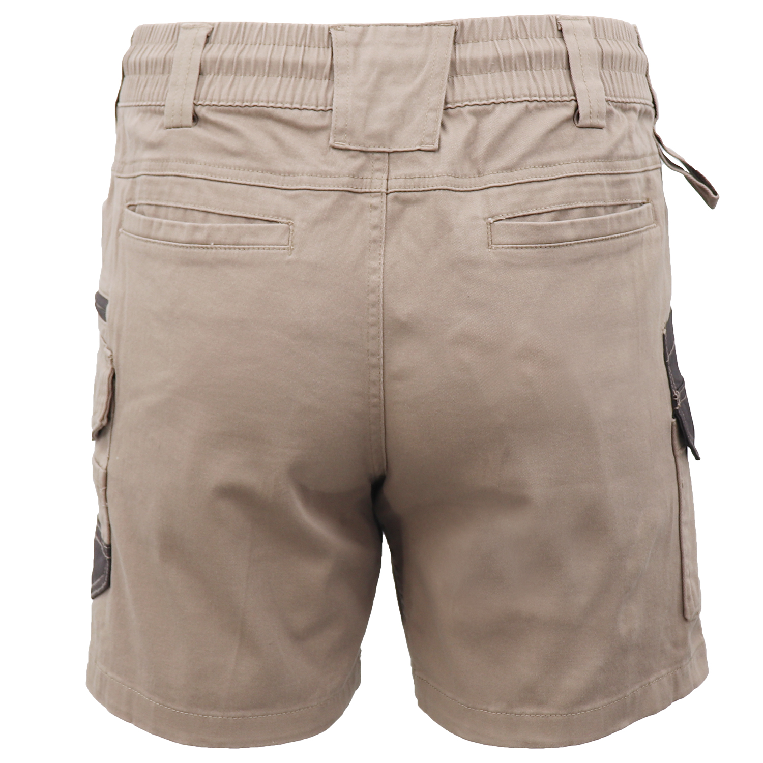 V474-739032-202505281140-04 Mens Cargo Cotton Work Shorts 10 Pockets Tradies Utility Pants Workwear Trousers, Khaki, 34 - Image 5