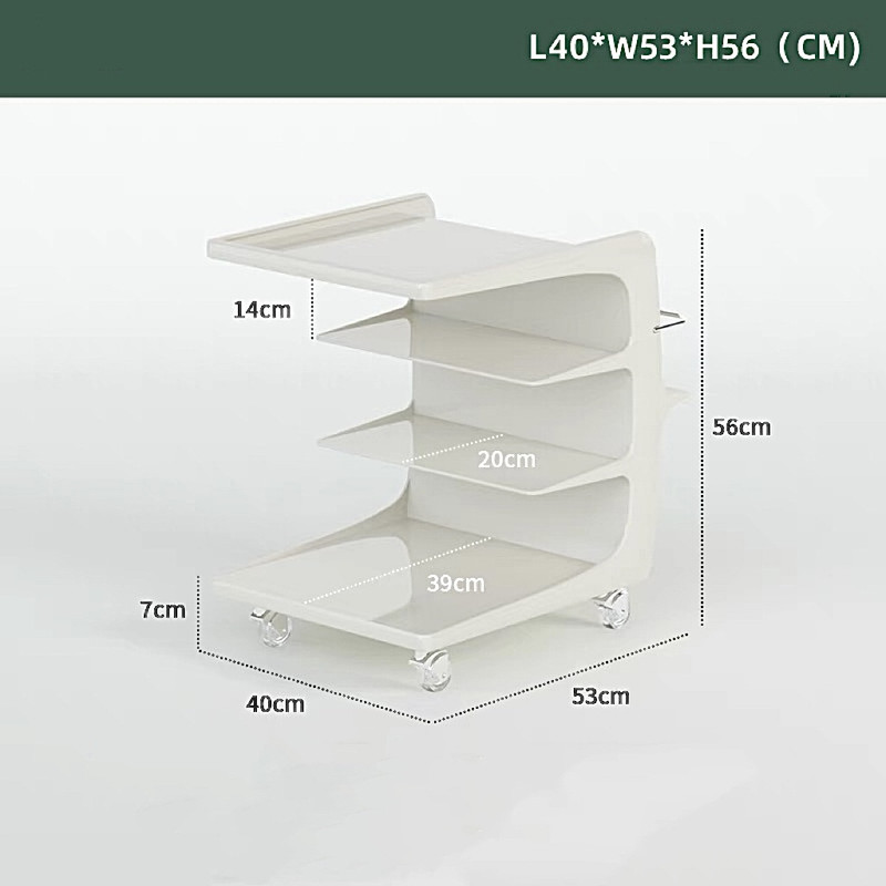 V488-FCTVT-MW-90867-05 Movable Coffee Table Sofa Side End Table Bedside Modern Furniture - Image 6