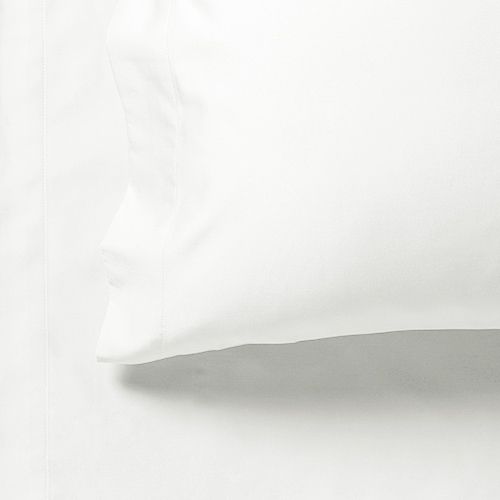 V493-AKS-01-88488-02 1000TC Ultra Soft King Size Bed White Flat & Fitted Sheet Set - Image 3