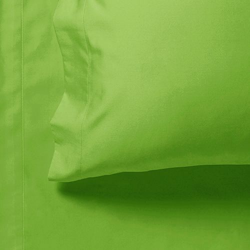 V493-AKS-08-88526-02 1000TC Ultra Soft King Size Bed Green Flat & Fitted Sheet Set - Image 3