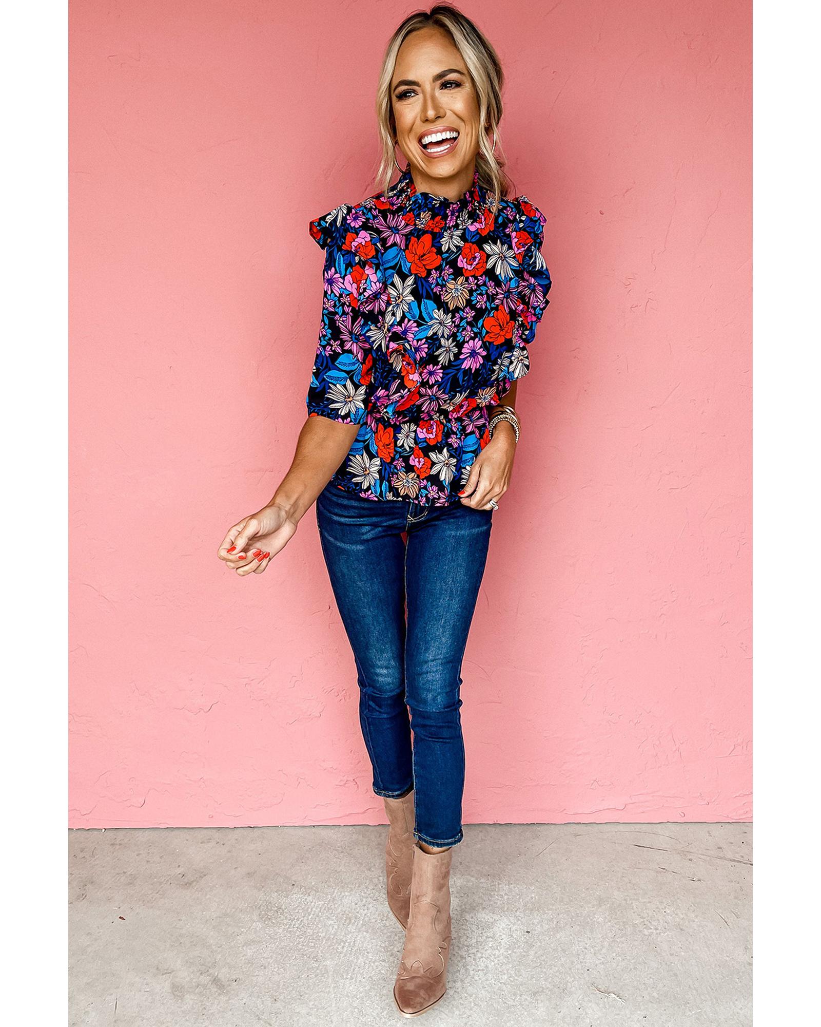 V539-AZEXDC25119929-5-L-202508260705-06 Azura Exchange Ruffle Peplum Top - L - Image 7