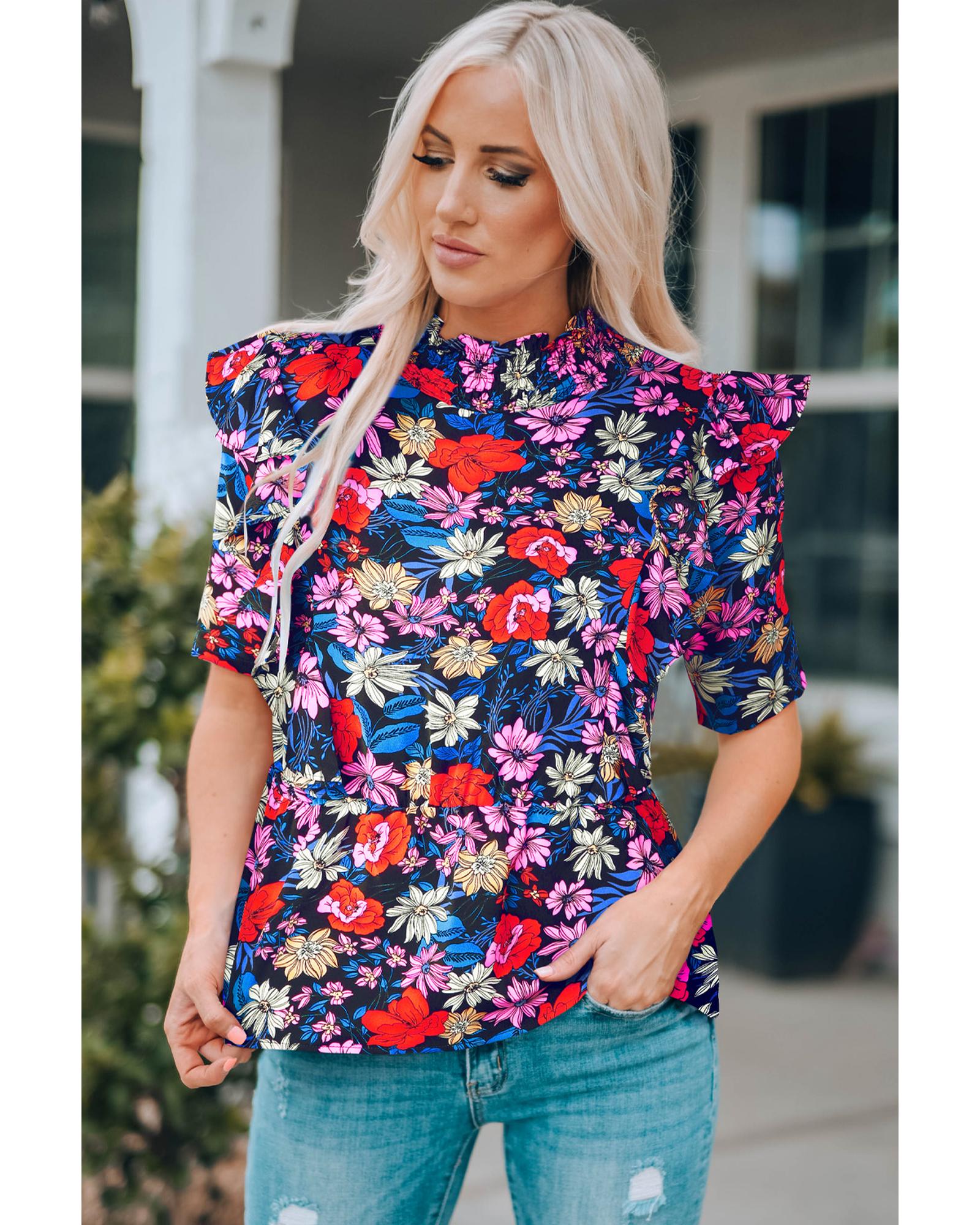 V539-AZEXDC25119929-5-XL-202508261050-05 Azura Exchange Ruffle Peplum Top - XL - Image 6