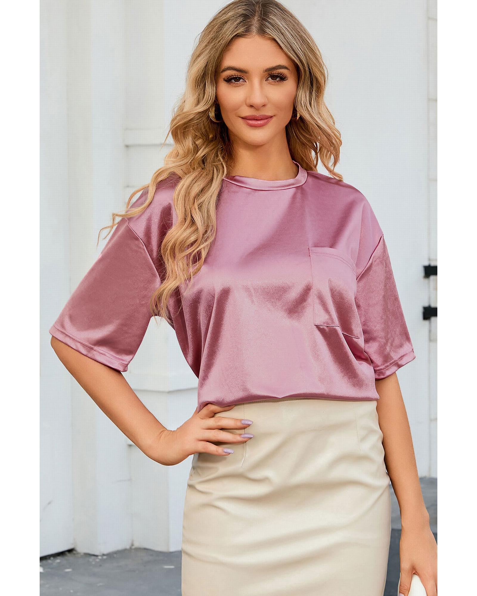 V539-AZEXDC25220162-10-S-165675-00 Azura Exchange Loose Fit Short Sleeve T-Shirt - S - Image 1