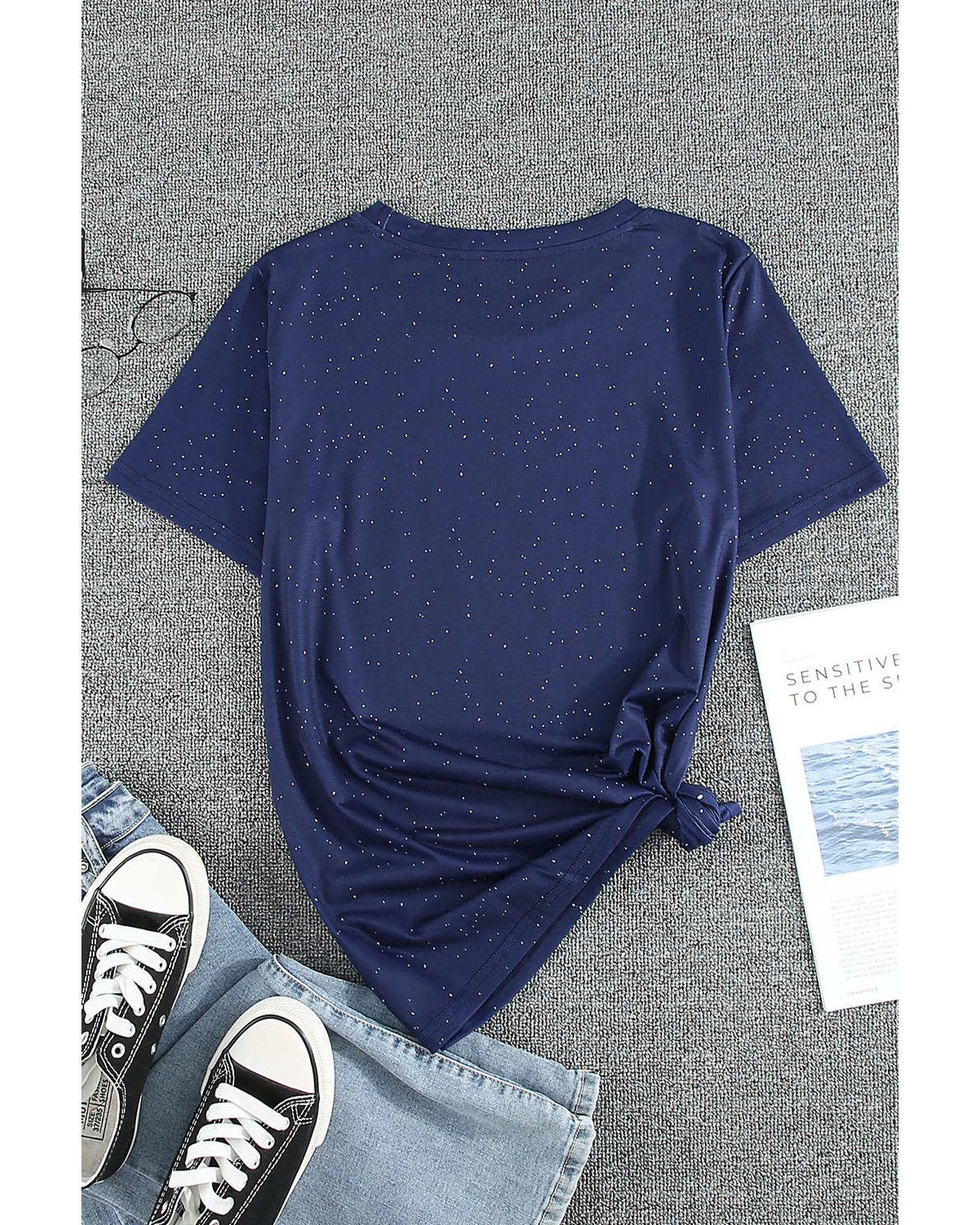 V539-AZEXDC25221188-5-S-202508290900-02 Azura Exchange God Bless the USA Print T-Shirt - S - Image 3