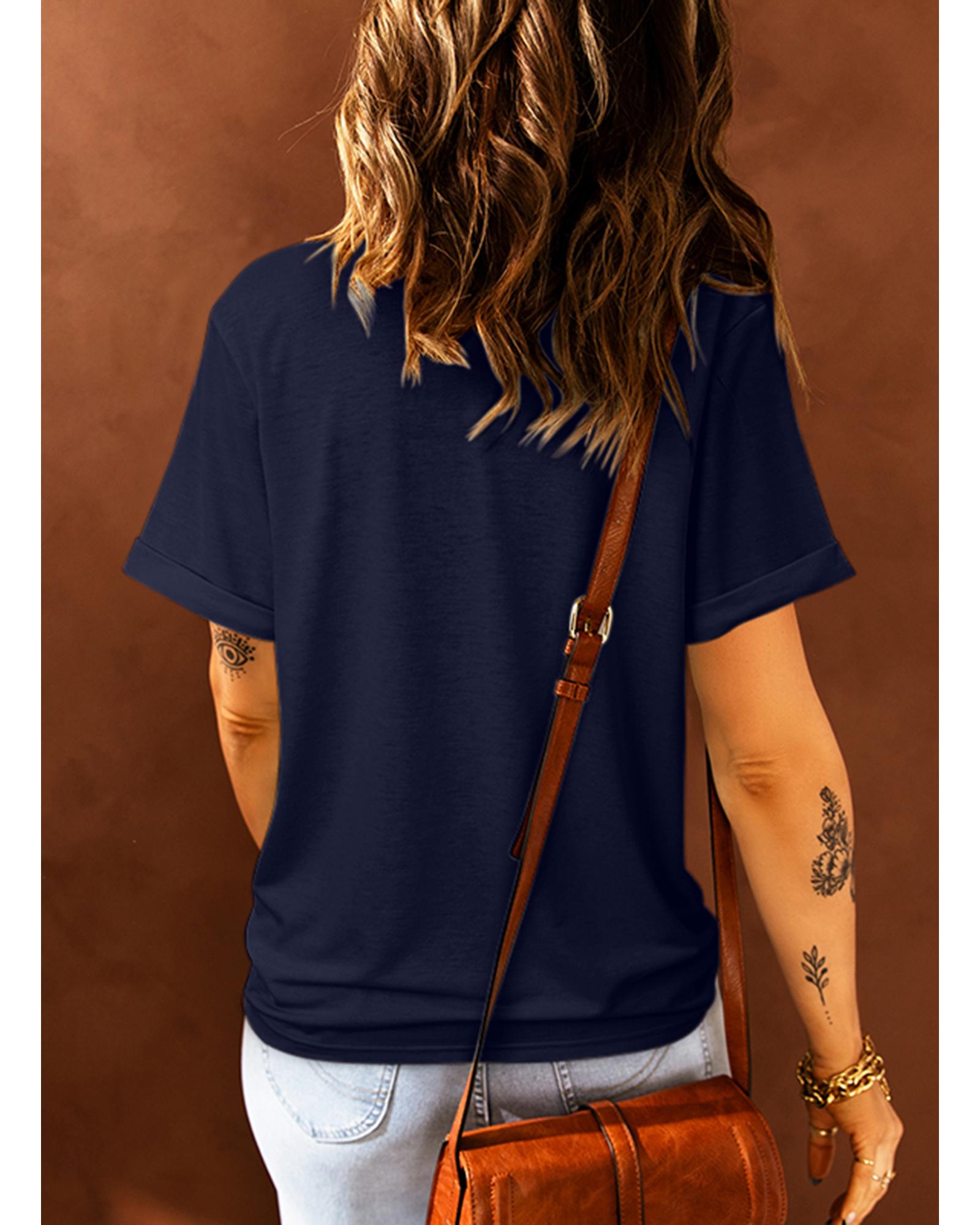 V539-AZEXDC2526272-5-L-202508261825-01 Azura Exchange Modern Crew Neck Tee - L - Image 2