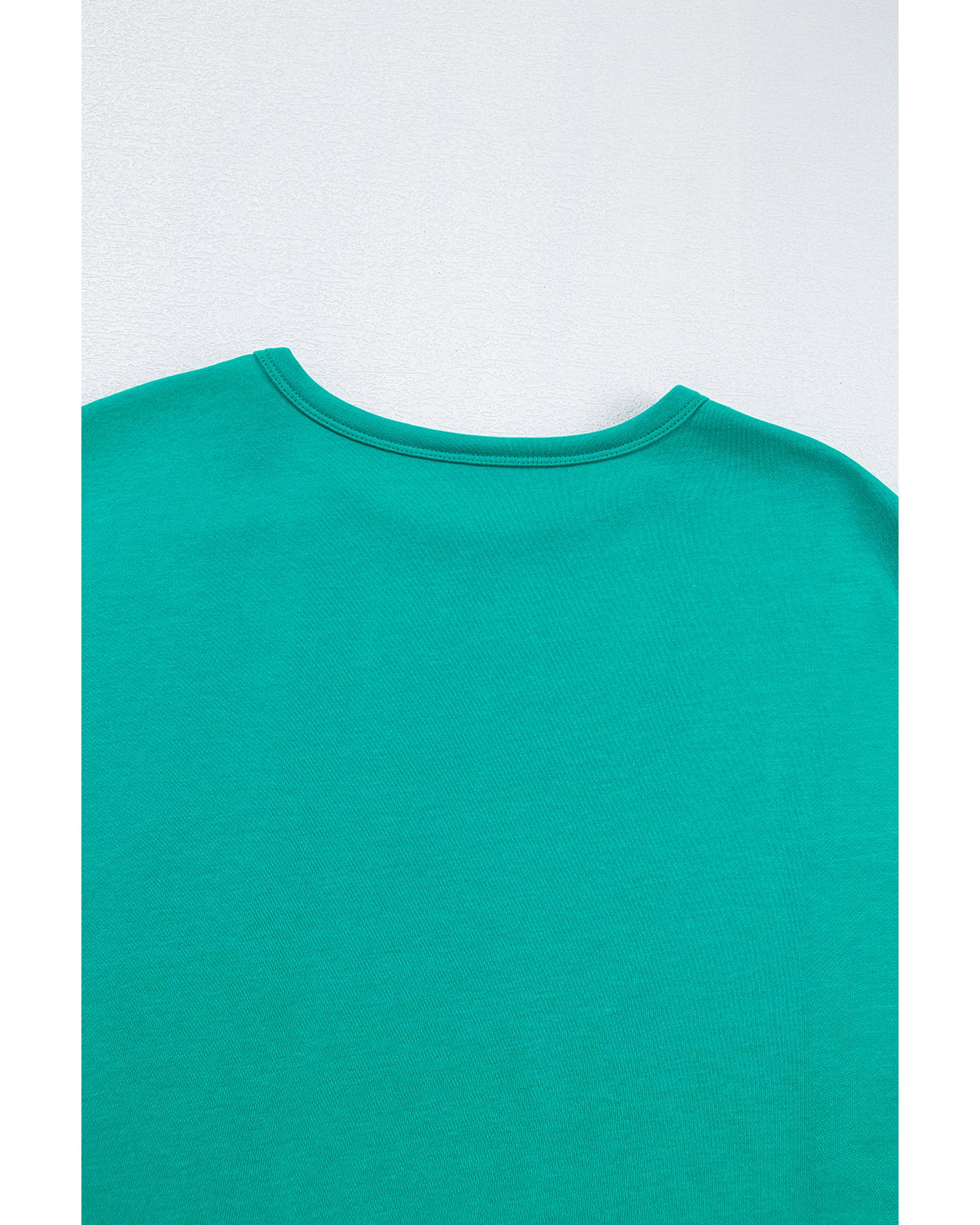 V539-AZEXDC626695-P3009-M-202508301955-00 Solid Color Pullover Top and Cargo Pants Set - M - Image 1