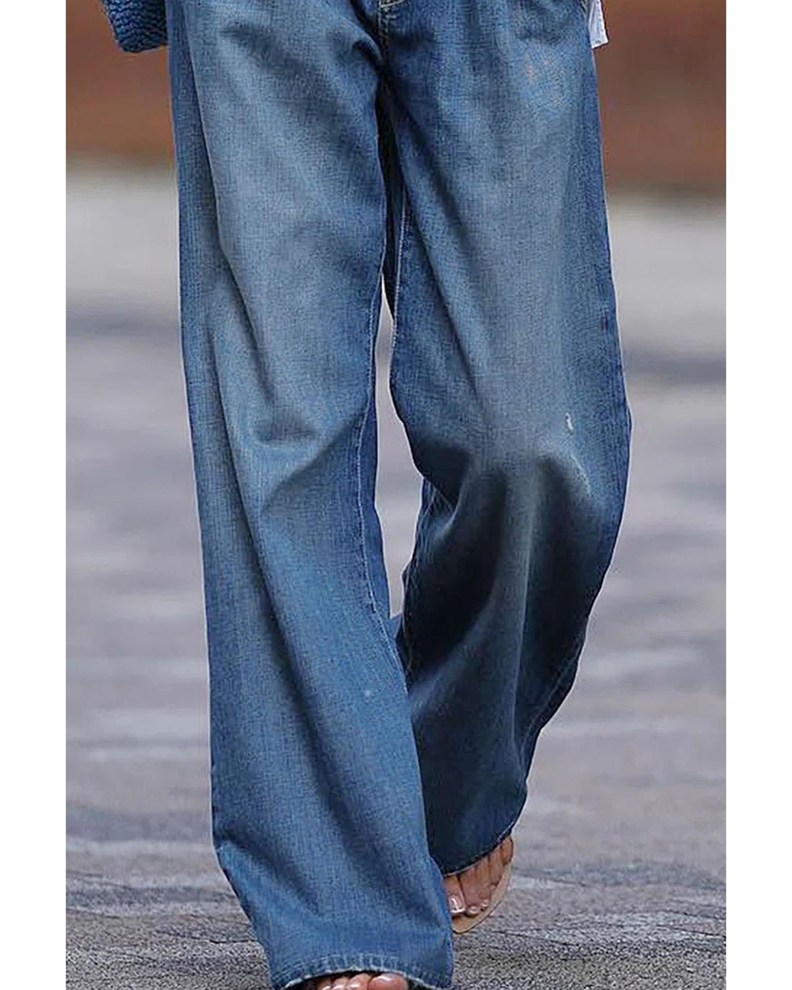 V539-AZEXDC7872421-5-14-202508260350-03 Azura Exchange Relaxed Fit Denim Trousers - 14 US - Image 4